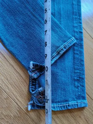 Rock Revival Jasmine Skinny Blue Jeans Womens Sz 26 (26x31) Stretch Rhinestone thumbnail 8