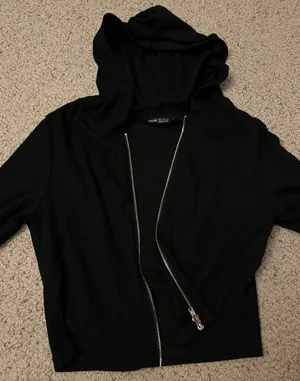 SheIn Zip Up Hooded Jacket thumbnail 2