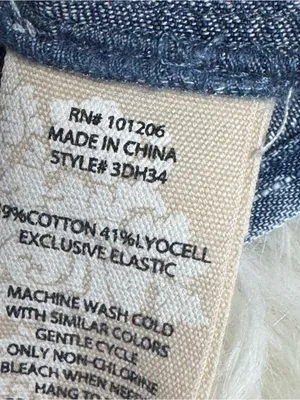 SOFT‎ SURROUNDINGS Smocked Chambray Denim Maxi Dress Large Petite Sleeveless thumbnail 9
