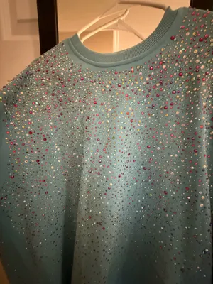 Queen of Sparkles Rhinestone Sweatshirt thumbnail 2