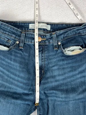 Signature by Levi Strauss High Rise Bootcut Women's 10 (30x29) Blue Stretch Y2K thumbnail 8