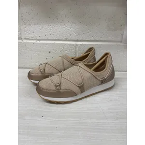 NIB Aerosoles 5.5 Flashy Gold Mesh Mesh Memory Foam Pull On Athleisure Sneakers thumbnail 3