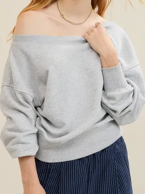 Aerie Off The Shoulder Sweatshirt thumbnail 1