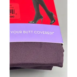 Spanx Tight-End Tights Original Bodyshaping Size B Amethyst Purple Opaque Womens thumbnail 3