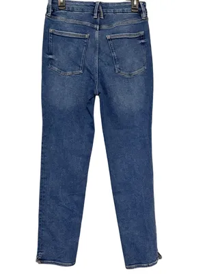 Good American Good Classic Slim Straight Leg Jeans Medium Wash Size 8 thumbnail 2