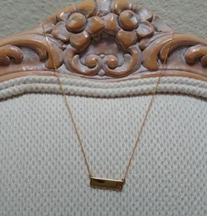 BaubleBar N Nameplate Necklace thumbnail 3