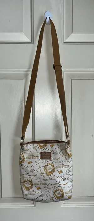 Loungefly Harry Potter Marauder's Map Passport Crossbody Bag 9” by 30” thumbnail 1