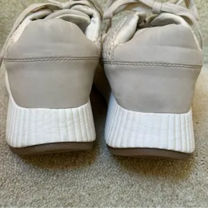 DV Dolce Vita Woven Crochet Platform Sneakers Beige Boho Women Size 8.5‎ thumbnail 5