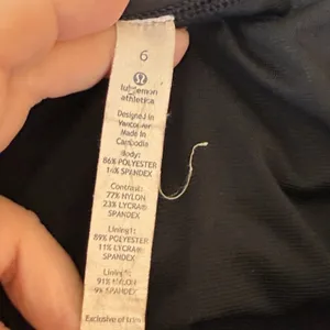 Lululemon Speed Shorts Size 6 Star Crushed Black Cherry Running Pockets Fitness thumbnail 8