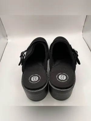 BZEES Open Book Women's Mules black size 10M slip on comfort thumbnail 7