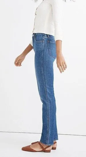 Madewell Stovepipe Full Length Jeans in Styler Wash thumbnail 13