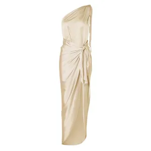 BAOBAB Womens Dress Marea One Shoulder Wrap Lavender Size Large thumbnail 3