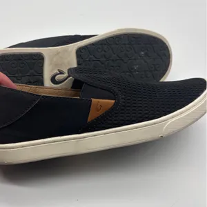 OluKai Pehuea Black Mesh Slip On Sneakers Drop In Heel Womens 9 thumbnail 7