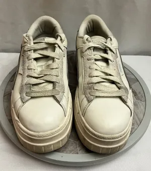 Puma Mayze Crashed Self Love Women’s Platform Sneakers White Gray Size 9 thumbnail 1