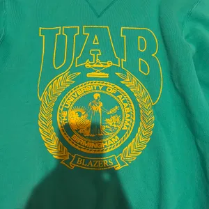 Vintage Russell Athletic UAB Blazers Crewneck Sweatshirt – Green thumbnail 3