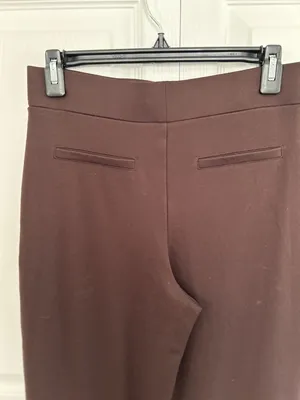 Quince Ultra-Stretch Ponte Wide Leg Pants Espresso Brown Size S thumbnail 10
