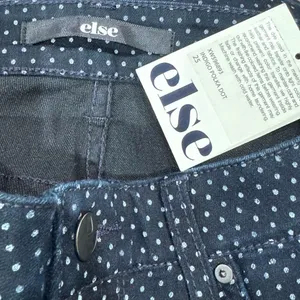 NEW Else (Macys) Blue Polka Dot Skinny Jeans Women’s 25 thumbnail 2