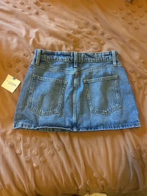 Jean Skirt Blue Size 4 thumbnail 2