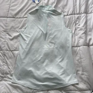 NWT‎ Bette & Court Womens Size XS Sleeveless Top Blue Golf Activewear Pickleball thumbnail 8
