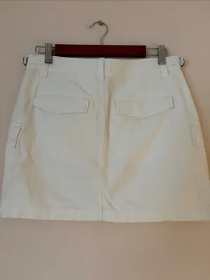 Aritzia TNA white cargo mini skirt thumbnail 3