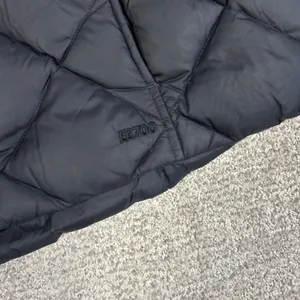 Eddie Bauer Vest Women XL Premium Goose Down Puffer EB700 Black Full Zip Pockets thumbnail 4