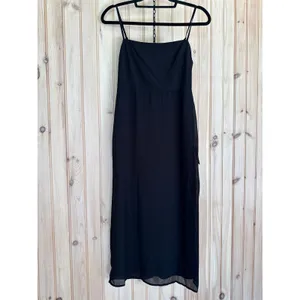 NWT Lulus Sweetest Invite Black Sleeveless Midi Dress Party Night Out Size S thumbnail 2