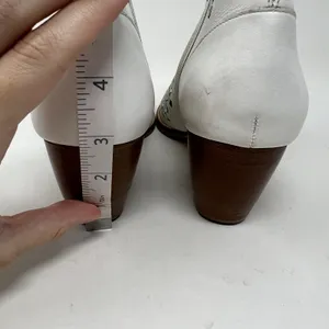 Matisse Bello‎ White Lattice Leather Lasercut Boots Size 8.5 Zip Ankle Booties thumbnail 10