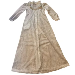 Vtg Juli Jr of Slumbertog Sheer Long Blanket Robe 1 Pocket Button Front Size 7 thumbnail 11