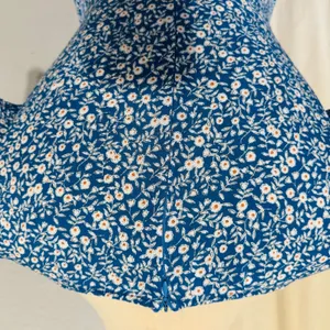 Princess Polly Blue Floral‎ V Neck Mini Dress Short Sleeve Flounce Hem Size 6 thumbnail 5