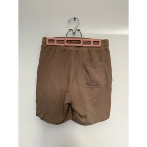 Alo Yoga Womens Sweat Shorts Camel‎ Tan High Waist Cotton Blend Size S thumbnail 2