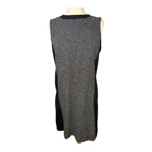 Liz Claiborne Shift Dress Womens‎ Large Black Multi Tweed Sleeveless Career NEW thumbnail 4