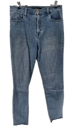 J Brand Skinny Jeans‎ Womens 30 JB002389 Blue Raw Hem Stretch EUC thumbnail 1