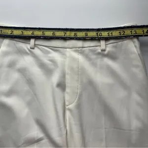 Uniqlo Women’s Cream Tailored Pants Size S (26–27” Waist) Stretch Straight Leg thumbnail 7