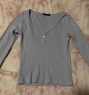 Brandy Melville Light Blue Long Sleeve Top thumbnail 1