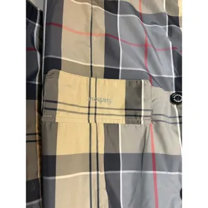 Barbour Babbity Reversible Waterproof Jacket Womens US 6 Tan/plaid NEW READ thumbnail 12