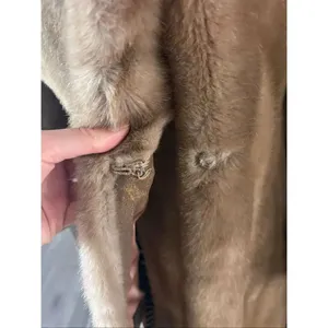 Sears fashion Faux Fur Coat Sz 8 M Vintage 70s Light Brown Tan Plush Winter Jack thumbnail 4