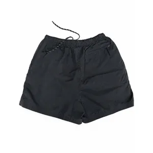 Vintage 90s ProSpirit Black Nylon Athletic Shorts Size M Drawstring Zip Pocket thumbnail 2