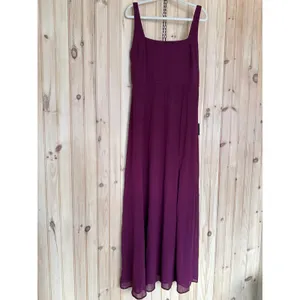 NWT Lulus Remarkable Arrival Plum Purple Sleeveless Maxi Dress Bridesmaid Size M thumbnail 2
