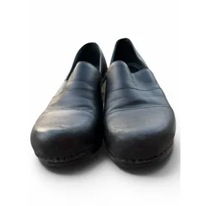Dansko Tenley Black Leather Clogs Slip On Comfort Shoes EU 40 Nurse Career Class thumbnail 2