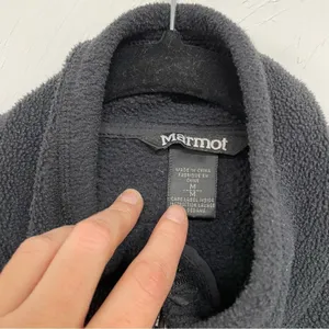 Marmot Black Fleece Full Zip Jacket Lightweight Women’s Medium Fall Casual thumbnail 6