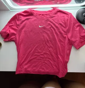 Cropped Pink Nike Top thumbnail 1