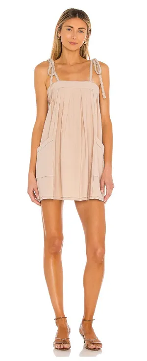 Lovers + Friends Janie Mini Dress in Natural thumbnail 1