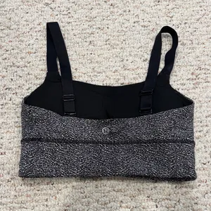 Lululemon Both Ways Bra Scatter Star Arctic Grey / Black Size 4 C26-025 thumbnail 3