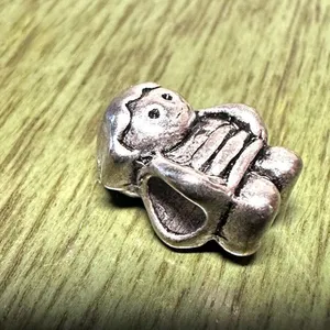 Silver tone boy charm thumbnail 7