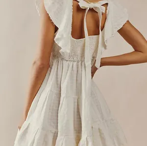 Free People Women's Undone Mini Dress - Ecru Wash Size Small NWT thumbnail 3