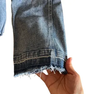 Faherty Blue Denim High Rise Straight leg Jeans‎ Size 26 thumbnail 4