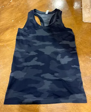 Athleta Black Charcoal Camo Active Tank thumbnail 1