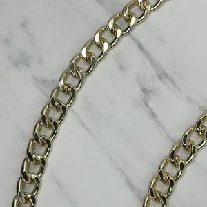 Chunky Draped Gold Tone Chain Link Belt Adjustable Y2K One Size OS ✨ thumbnail 7