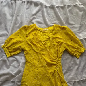 Lush Wrap Polka Dot Mini Dress thumbnail 6