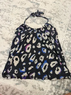 American Eagle Y2K Halter Tank Built In Shelf Bra Large thumbnail 3